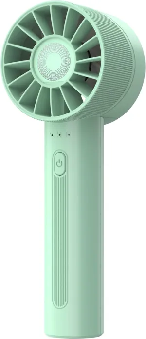 Portable Fan, Mini Handheld Fan with 3 Adjustable Speeds, 2600mAh Handheld Fan with 3-16H Usage Time and Newly Upgraded Motor, Small Lash Fan for Women's Make Up Fan, Nice Mini Fan for Summer (Green) Mini handheld fan for personal cooling