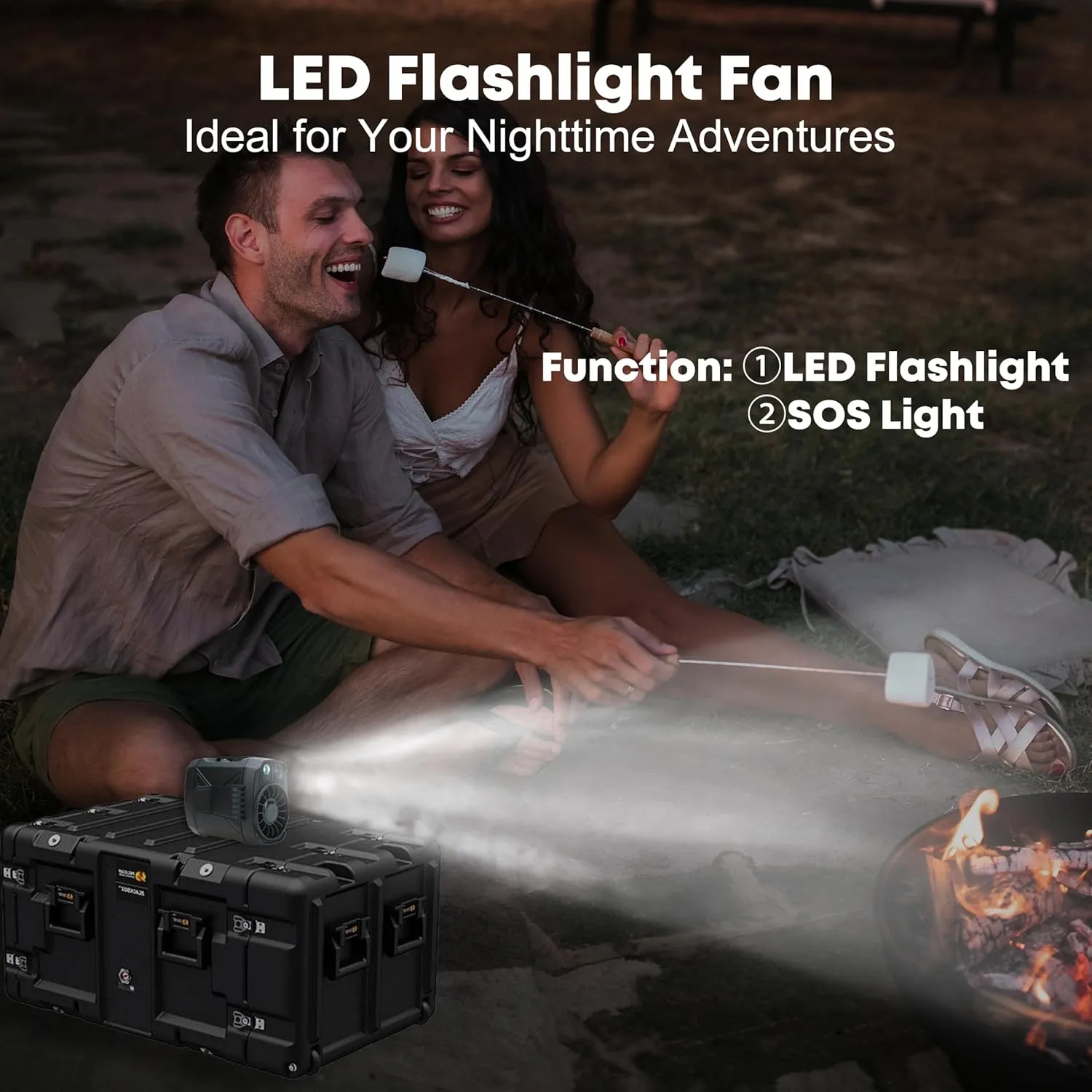 Portable Fan Rechargeable,4 Speeds Strong Airflow Small Neck Fan Clip on Waist Under Shirt,Battery Powered,for Travel Camping Outdoor Jobsite,Camping Essentials-Black