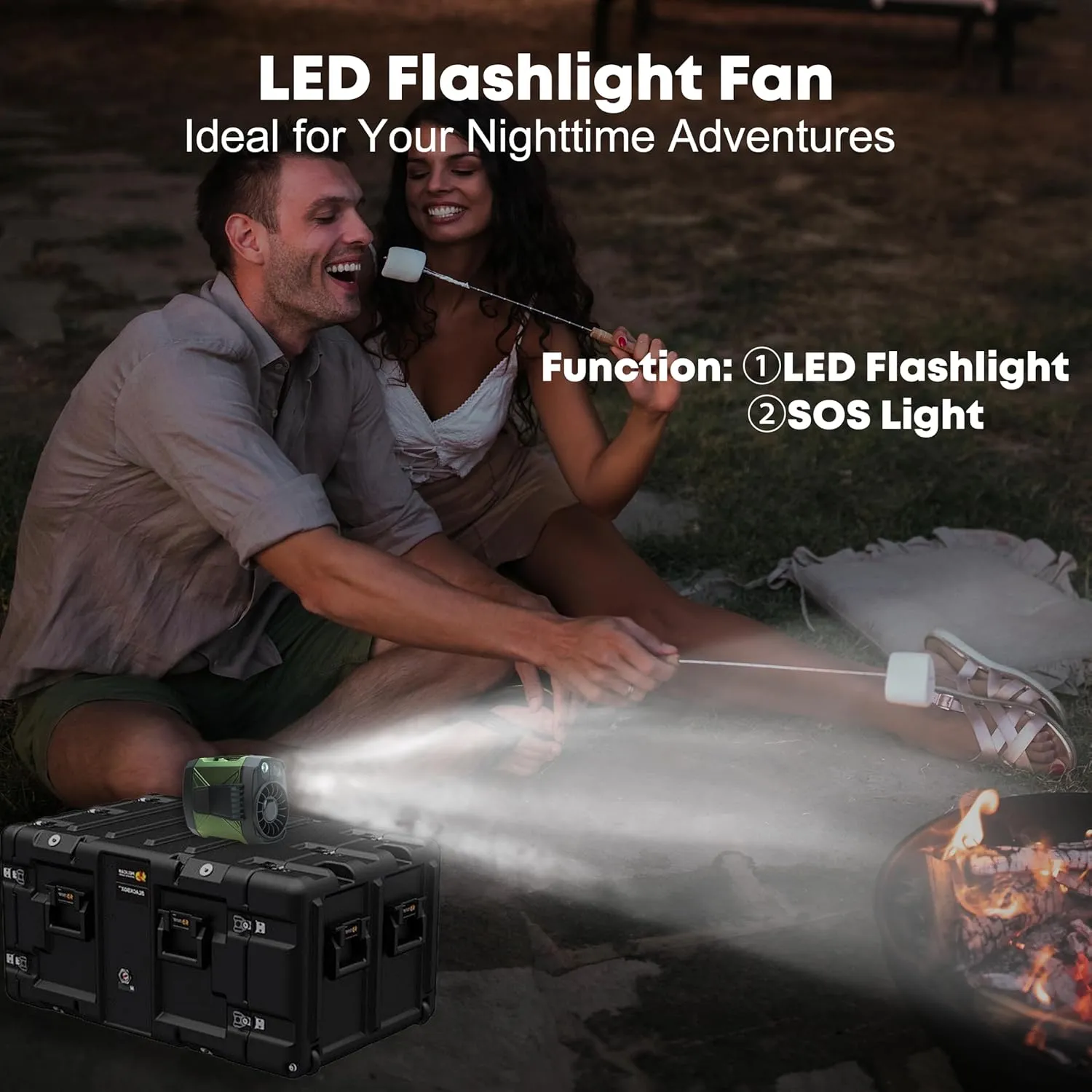 Portable Fan Rechargeable,4 Speeds Strong Airflow Small Neck Fan Clip on Waist Under Shirt,Battery Powered,for Travel Camping Outdoor Jobsite,Camping Essentials-Green