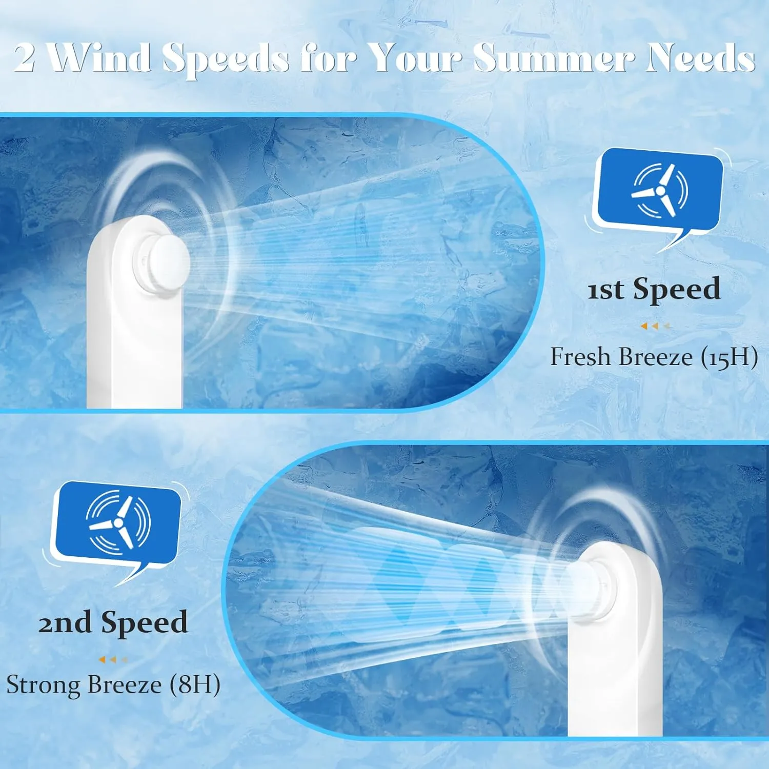 Portable Handheld Fan, 2 IN 1 Mini Hand Fan, Battery Operated [8-15 Working Hours], USB Rechargeable Personal Foldable Fan for Indoor, Small Pocket Fans Travel Essentials for Outdoor (White)