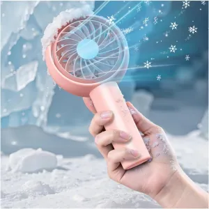 Portable Handheld Fan, Mini Fan with 90Tilts Up&Down for Extra Cooling Space, Battery Operated Small Personal Speed Adjustable USB Rechargeable Eyelash Fans for Girl/Women/Men/Indoor/Outdoor Mini handheld fan for personal cooling