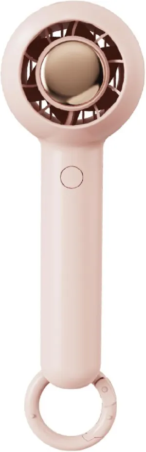 Portable Handheld Turbo Fan,Adjustable Mini Personal Fan, USB-C Rechargeable Battery Operated, Digital Display, Ultra-Quiet & Durable for Travel, Office, Gym, Outdoor (ABS Resin Exterior, Pink 3) Mini handheld fan for personal cooling