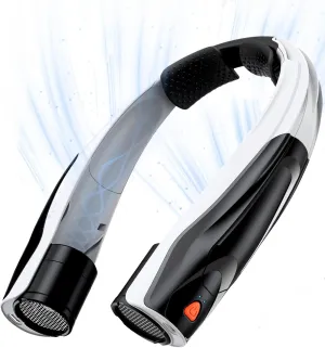 Portable Hands-Free Neck Fan - 6000mAh Strong Air Volume, 6 Speeds, Long Battery Life, Non-Slip, Ultra-Quiet, No Hair Entangling, Fast Charge, Wearable Personal Fan for Outdoor, Indoor Neck fan for hands-free comfort