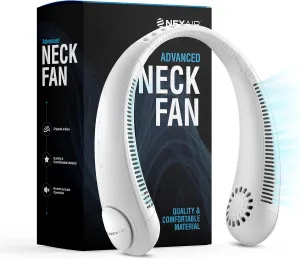 Portable Neck Fan -3 Speed Rechargeable Bladeless Neck Cooler, Quality Comfortable Lightweight, Personal Neck Fan For Women & Men Modern Design, Great Cooling Fan For Travel, Outdoors & Sports Neck fan for hands-free comfort