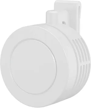 Portable Silent Mini Bladeless Electric Fan,360 Rotatable,USB Rechargeable Personal Body Fan with Adjustable 3-speed,Mini Waist Clip Fan for Outdoor Hiking Camping Travel (White) 360-degree rotating fan for home use