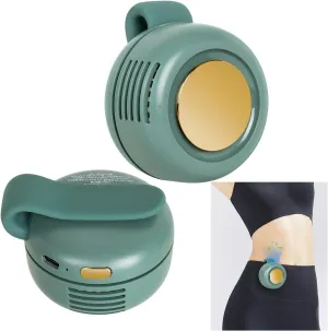 Portable Silent Mini Bladeless Fan Clip On, 3 Speeds Clip On Fan for Shirt for Outdoor Travel Gift (green) Small bladeless fan for quiet cooling