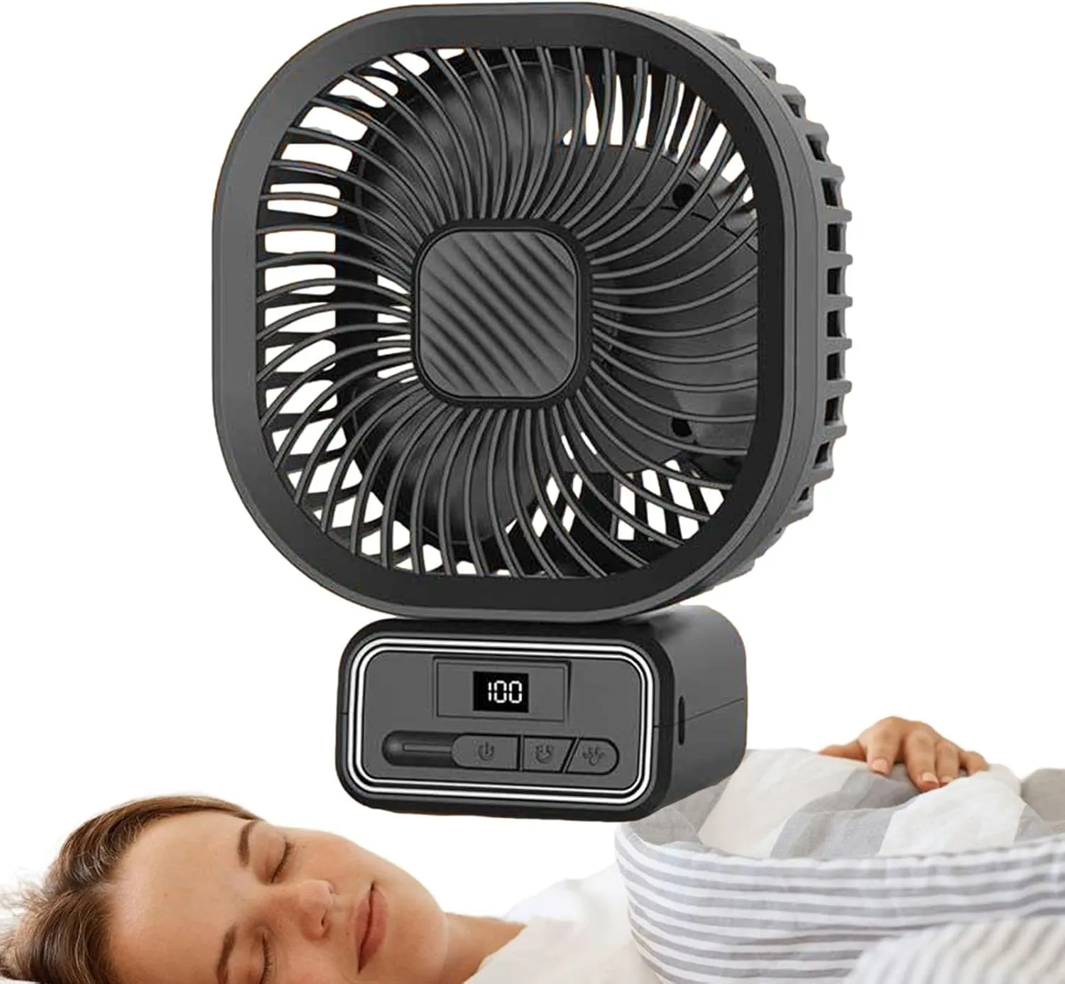 Portable Stroller Fan - Octopus Fan, Clip on Octopus Fan, Stroller Fan Tripod, Flexible Tripod Clip Fan | Portable Octopus Fan with Flexible Tripod, Low Noise Fan for Strollers Car Seats Octopus-shaped decorative fan