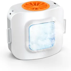 Portable Waist Fan Air Conditioner with Cooling Plate, Wearable Belt Personal Fan 10,000 Amh Rechargeable Battery operated, 3 1 Speed Cooling For Outdoor Camping Travel. Waist-mounted portable fan for outdoor use