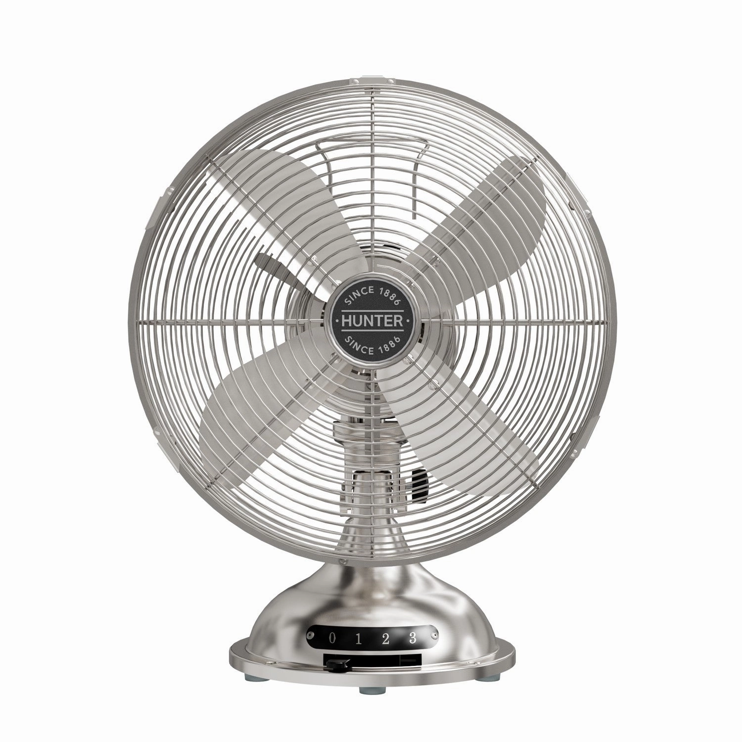 Portable Desk Fan Brushed Nickel compact portable fans for travel and camping