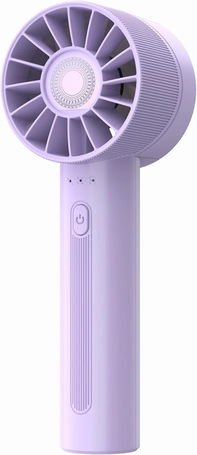 Portable Fan, Mini Handheld Fan with 3 Adjustable Speeds, 2600mAh Handheld Fan with 3-16H Usage Time and Newly Upgraded Motor, Small Lash Fan for Women's Make Up Fan, Mini Fan for Summer (Purple) Mini handheld fan for personal cooling