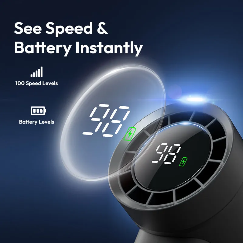 Power Bank Handheld  Fan - Engine Power