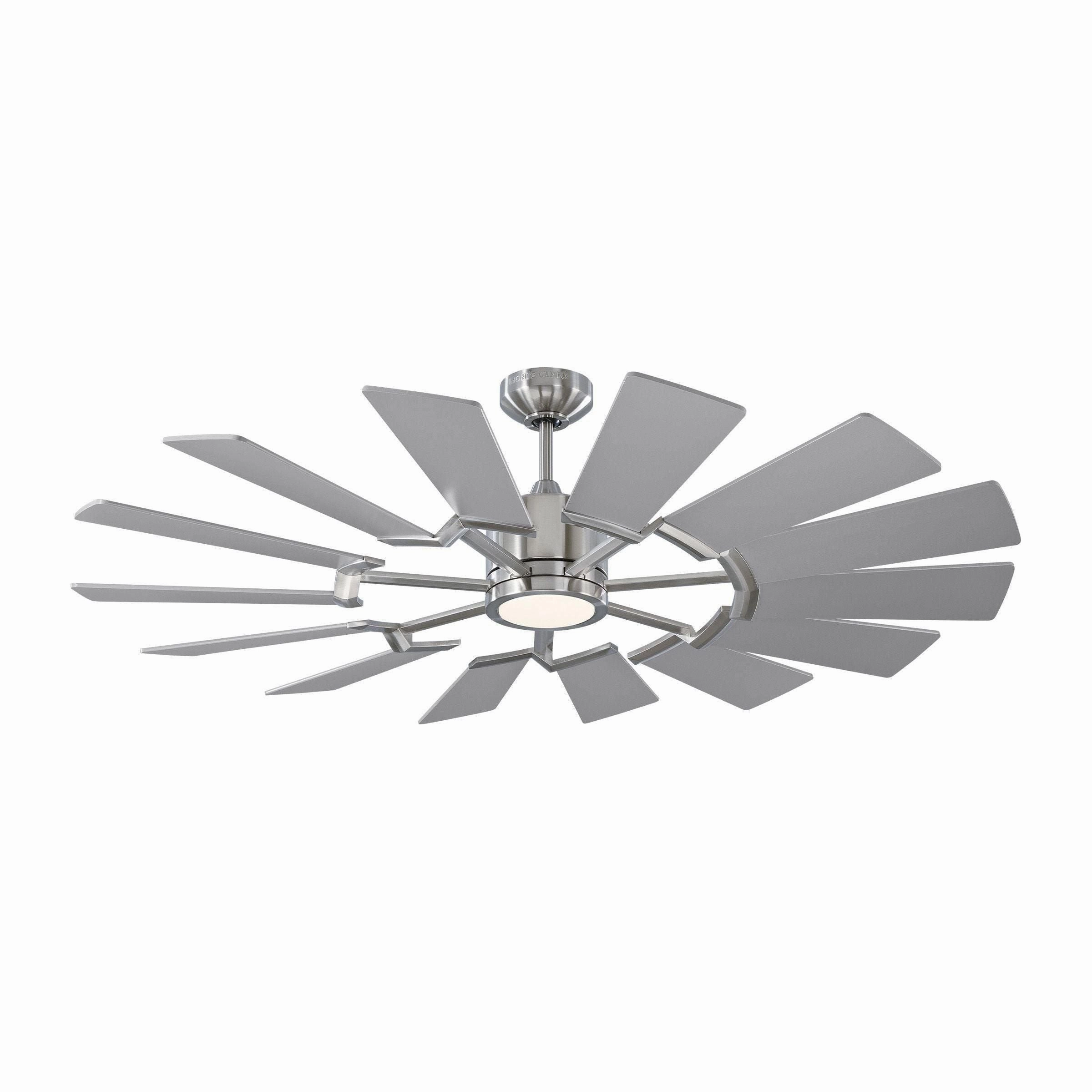 Prairie 52 Ceiling Fan ceiling fans with integrated LED lighting