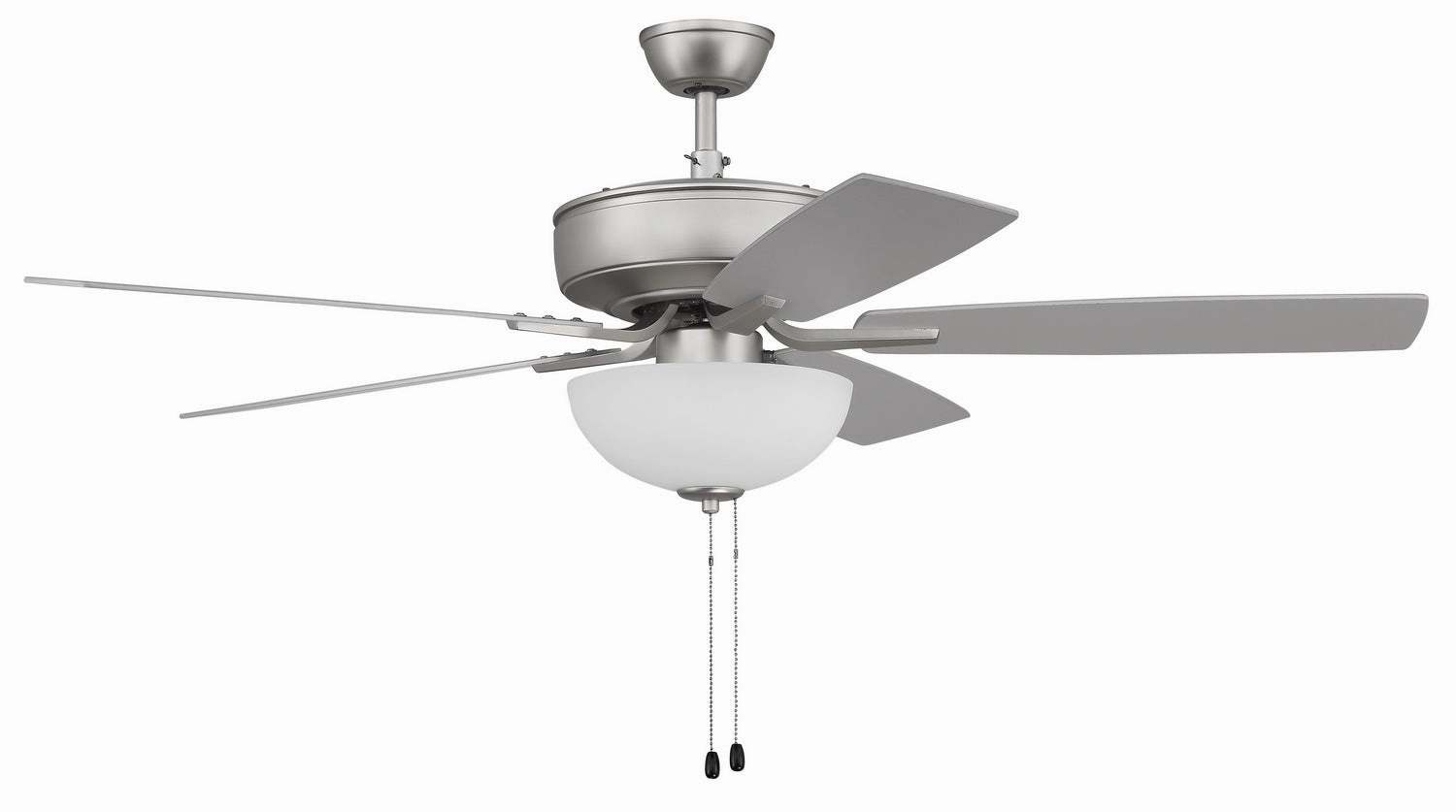 Pro Plus 211 52" Ceiling Fan in Brushed Satin Nickel adjustable indoor fans for cool airflow