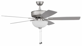 Pro Plus 211 52" Ceiling Fan in Brushed Satin Nickel adjustable indoor fans for cool airflow