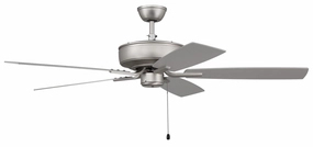 Pro Plus 52" Fan 52" Ceiling Fan in Brushed Satin Nickel Ceiling fan with adjustable speed settings