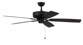 Pro Plus 52" Fan 52" Ceiling Fan in Flat Black Ceiling fan with adjustable speed settings
