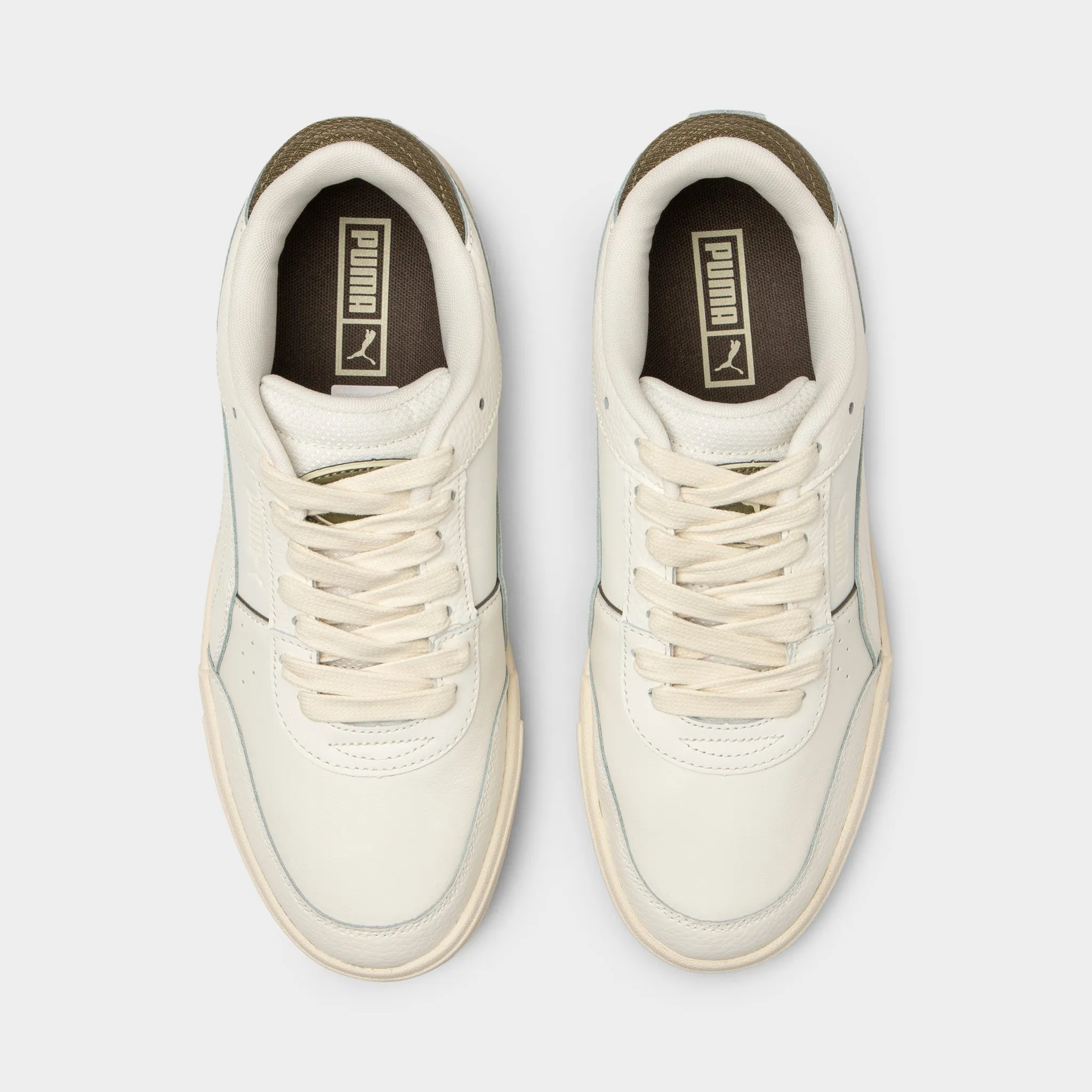 Puma CA Pro Sport Warm White / Alpine Snow - Dark Olive Puma Shoes