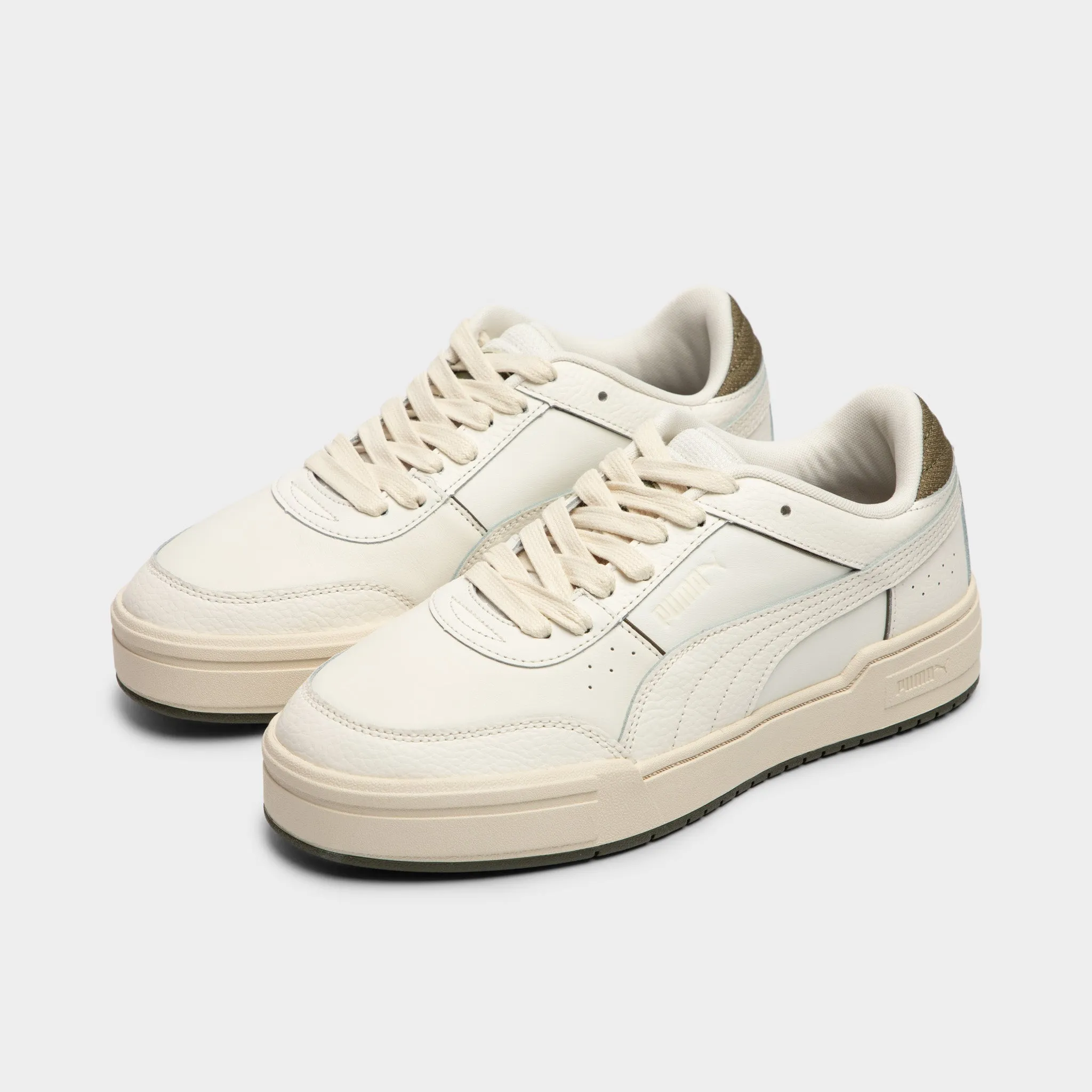 Puma CA Pro Sport Warm White / Alpine Snow - Dark Olive Puma Shoes