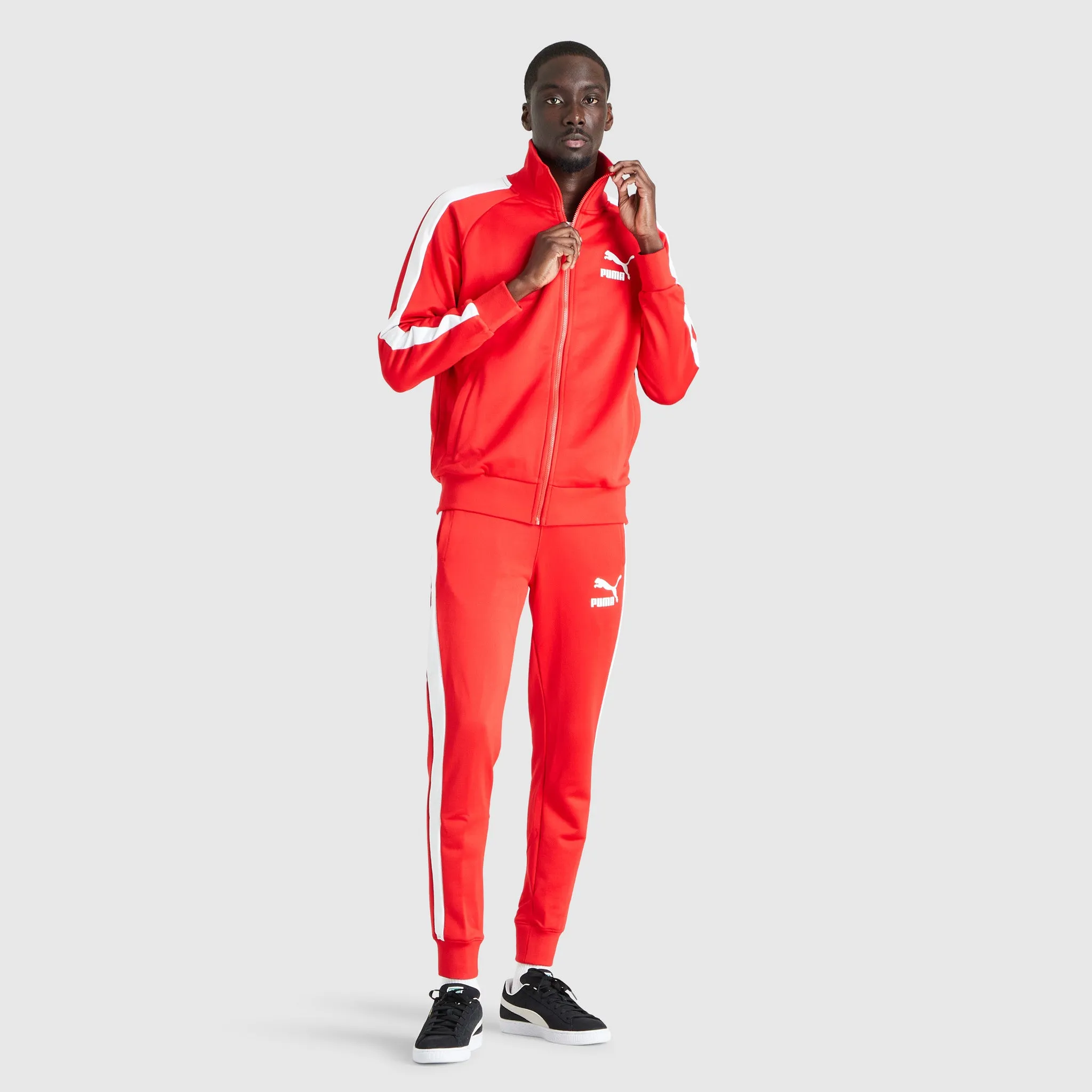 Puma Iconic T7 Track Pants PT / High Risk Red Puma Shoes