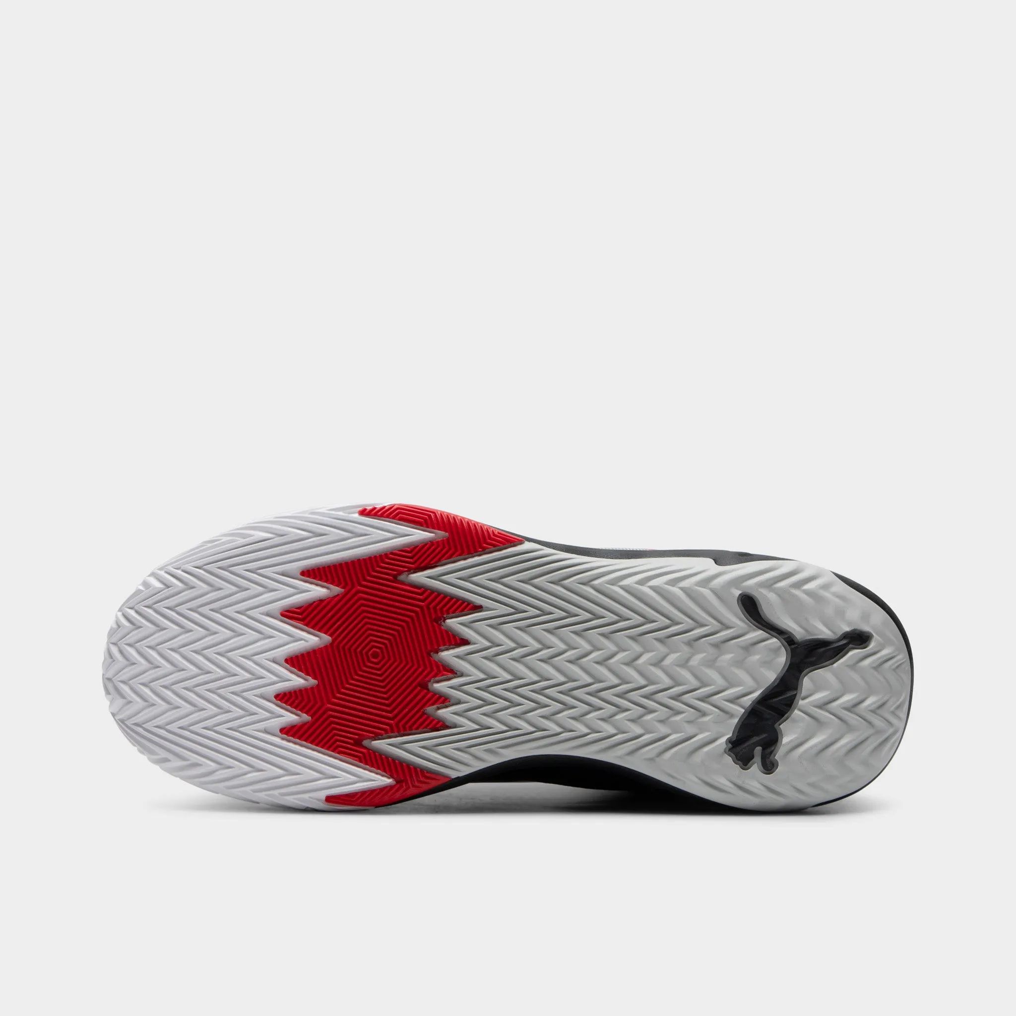Puma Scoot Zeros Black / White - Red Puma Shoes
