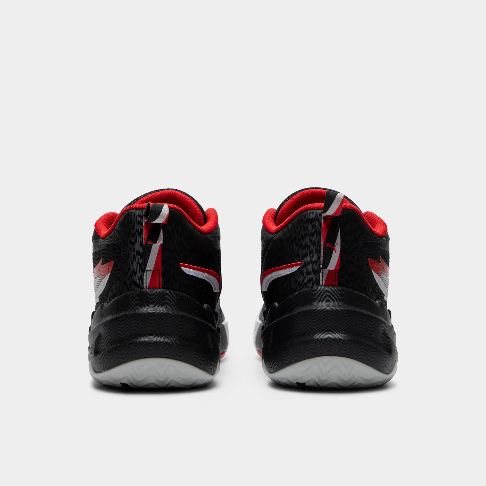 Puma Scoot Zeros Black / White - Red Puma Shoes
