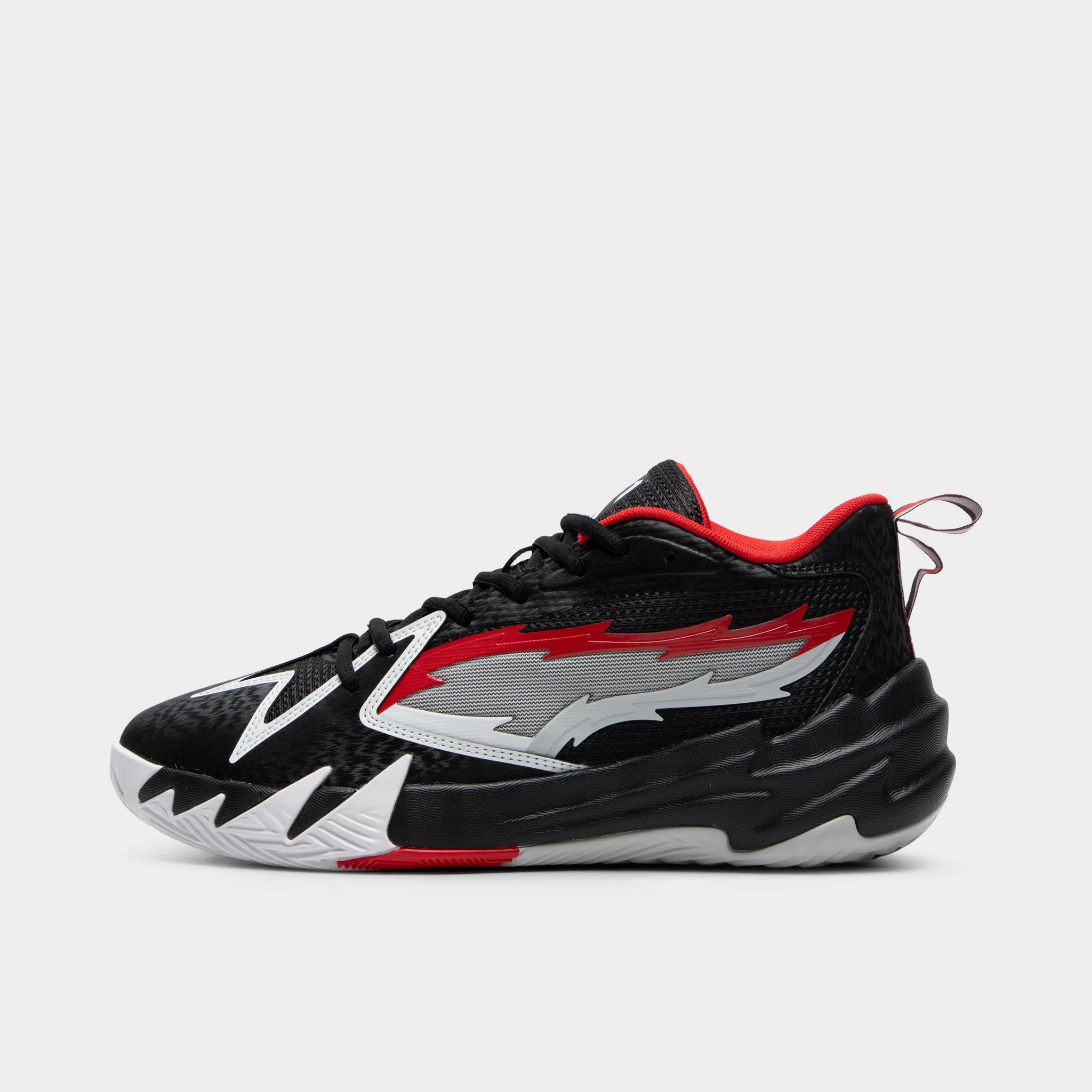 Puma Scoot Zeros Black / White - Red Puma Shoes