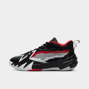 Puma Scoot Zeros Black / White - Red Puma Shoes