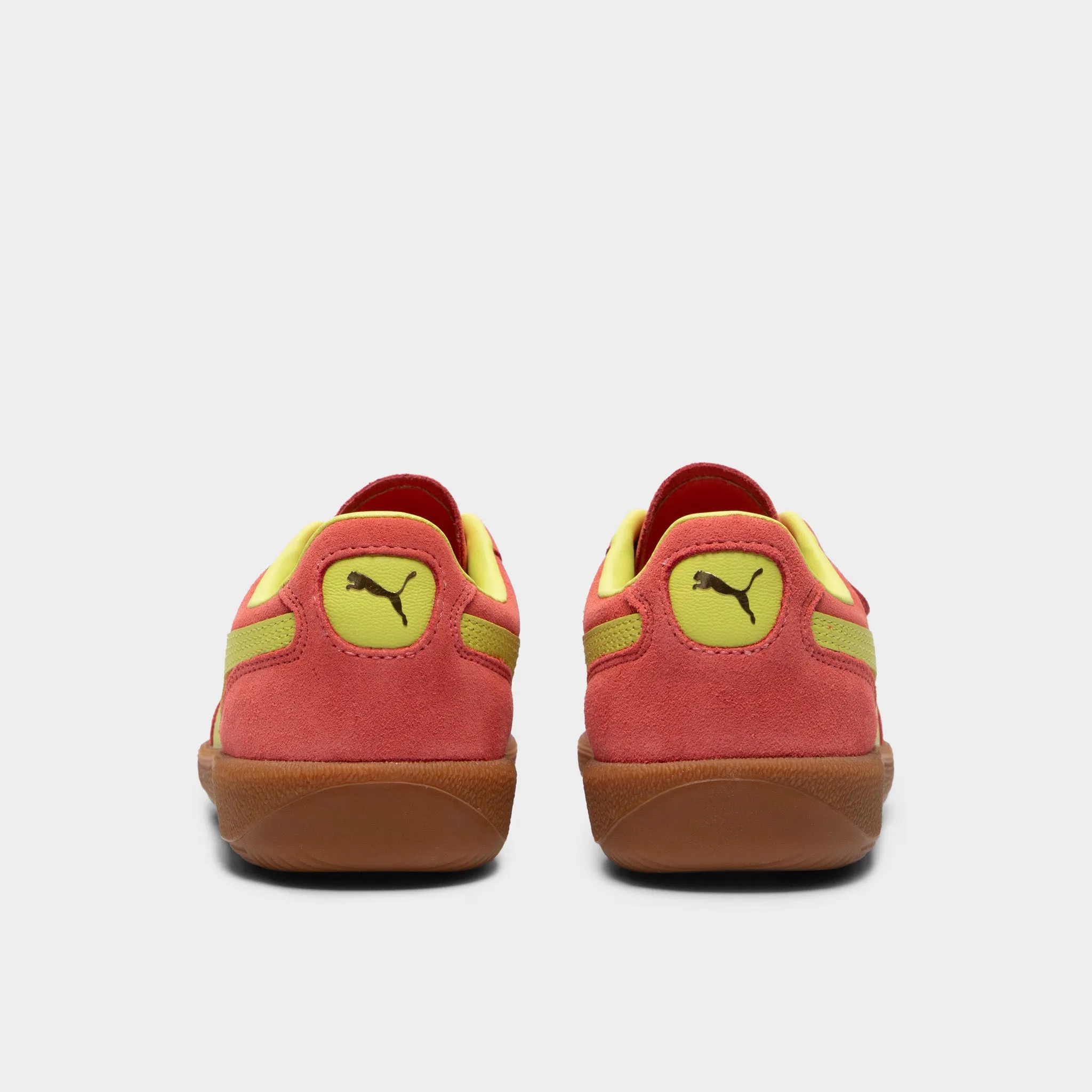 Puma Women's Palermo Salmon / Lime Sheen - Gum Puma Shoes