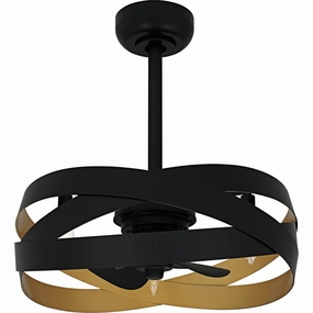 Quoizel 3-Light Fandelier | with 6W B10 chandelier ceiling fans for elegant decor