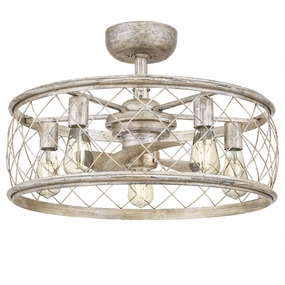 Quoizel Five Light Fandelier chandelier ceiling fans for elegant decor