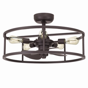 Quoizel Five Light Fandelier chandelier ceiling fans for elegant decor