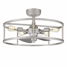 Quoizel Five Light Fandelier chandelier ceiling fans for elegant decor