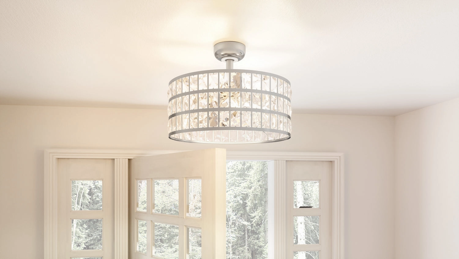 Quoizel Four Light Fandelier