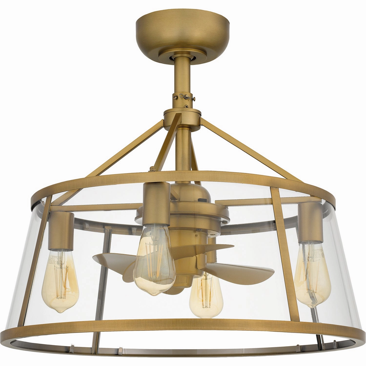 Quoizel Four Light Fandelier