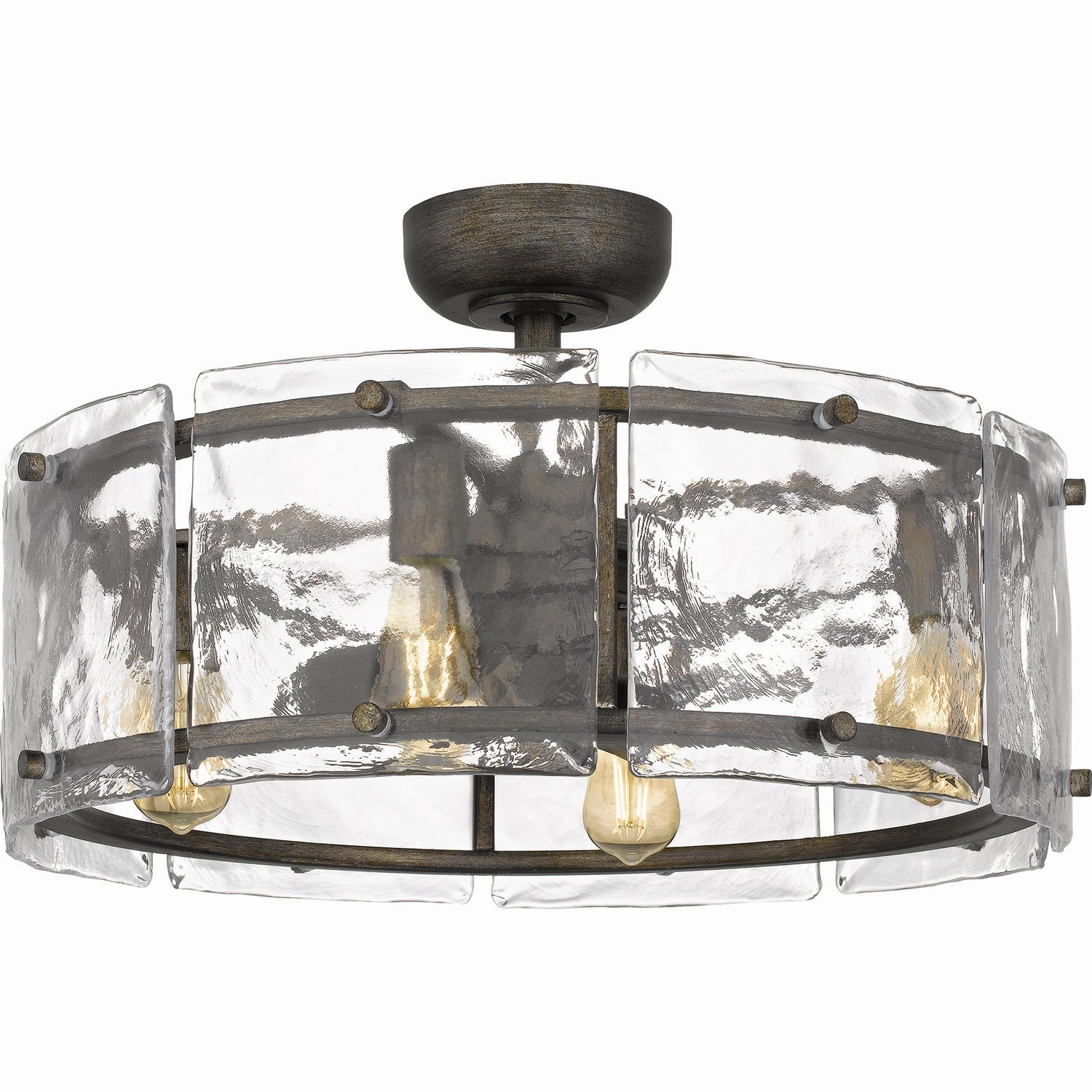 Quoizel Four Light Fandelier chandelier ceiling fans for elegant decor