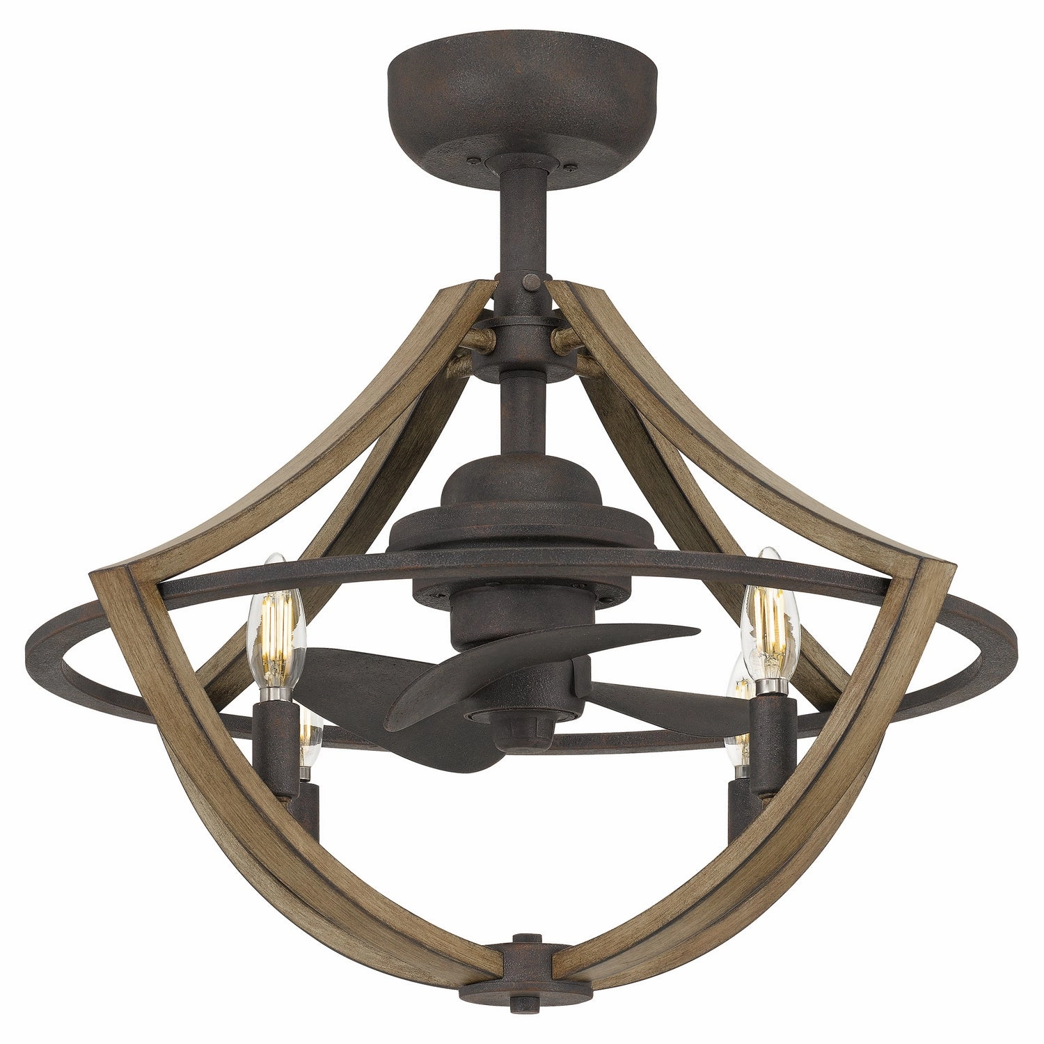 Quoizel Four Light Fandelier