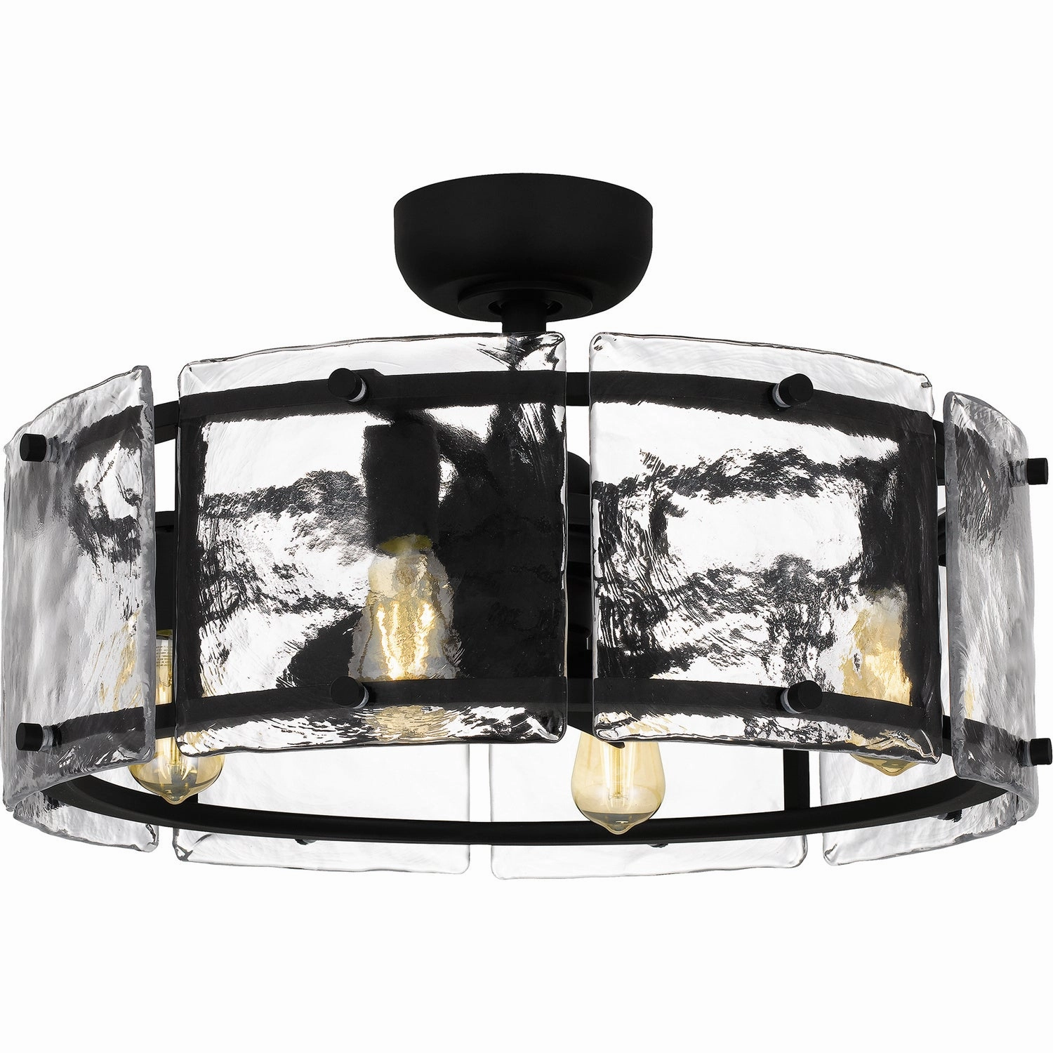Quoizel Four Light Fandelier chandelier ceiling fans for elegant decor