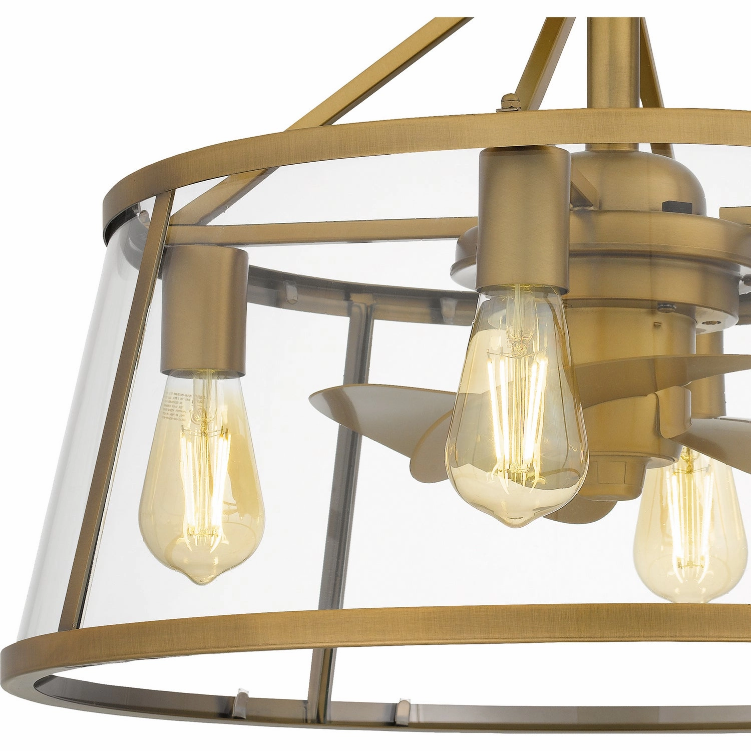 Quoizel Four Light Fandelier