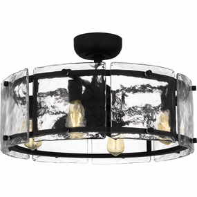 Quoizel Four Light Fandelier chandelier ceiling fans for elegant decor