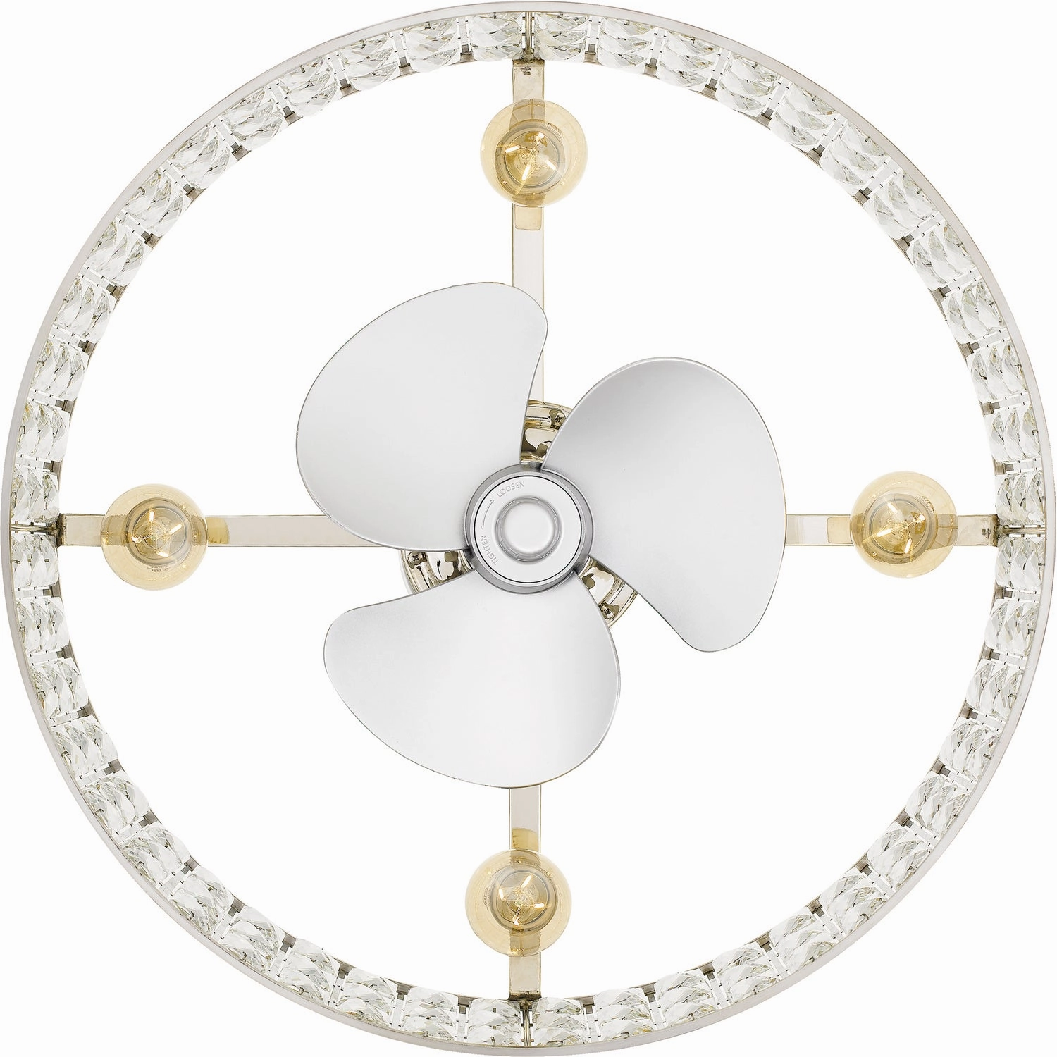 Quoizel Four Light Fandelier