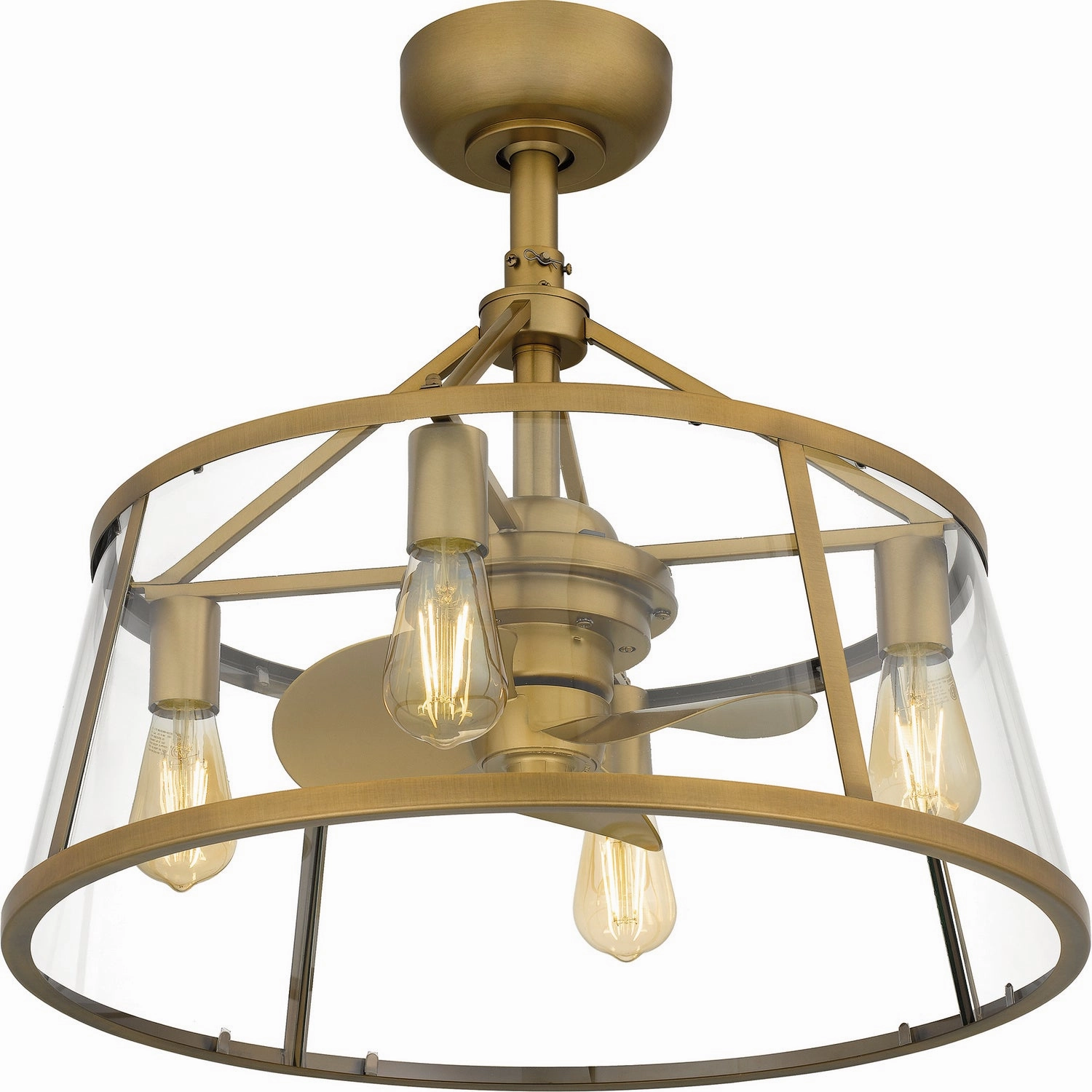 Quoizel Four Light Fandelier