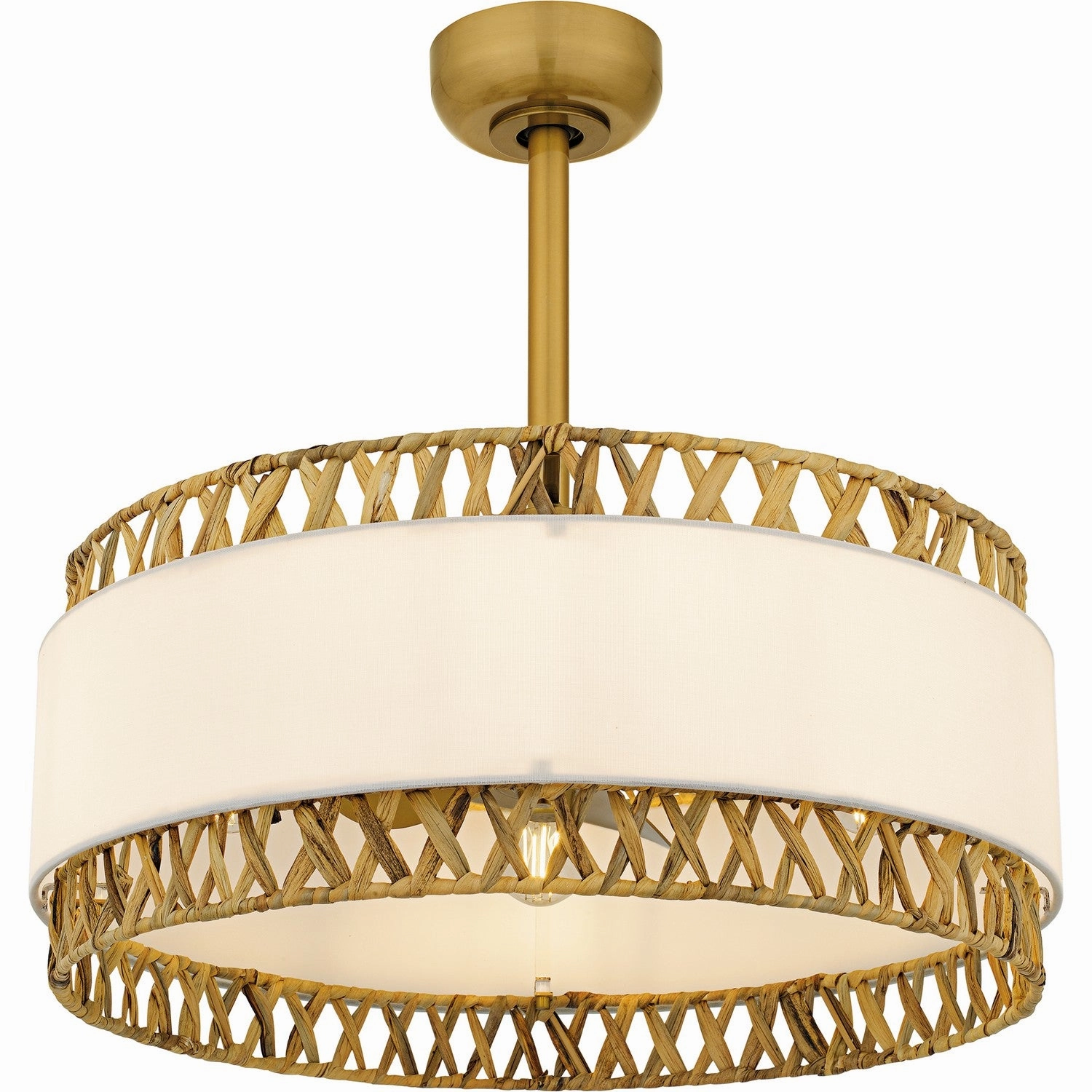 Quoizel Kate Fandelier | with 8W A19 chandelier ceiling fans for elegant decor