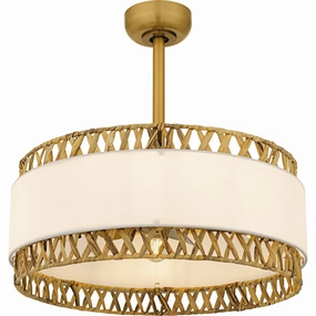 Quoizel Kate Fandelier | with 8W A19 chandelier ceiling fans for elegant decor