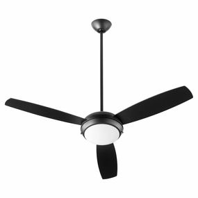 Quorum Expo Pull Chain Ceiling Fan with 18W LED Ceiling fan with adjustable speed settings