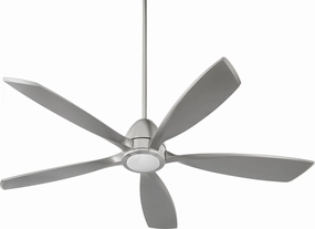 Quorum Holt 56" DC 15W LED Ceiling Fan with Wall Control quiet indoor fans for bedrooms and offices