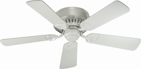 Quorum Medallion 42" Indoor Flushmount Pull Chain Ceiling Fan energy-saving indoor fans for bedrooms