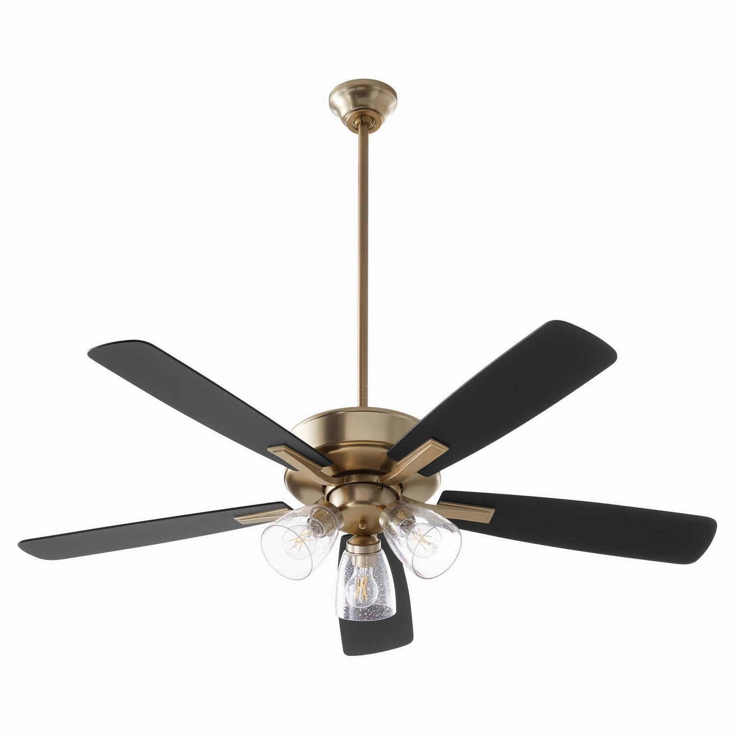 Quorum Ovation 52" 3 Light 27W LED Indoor Pull Chain Ceiling Fan