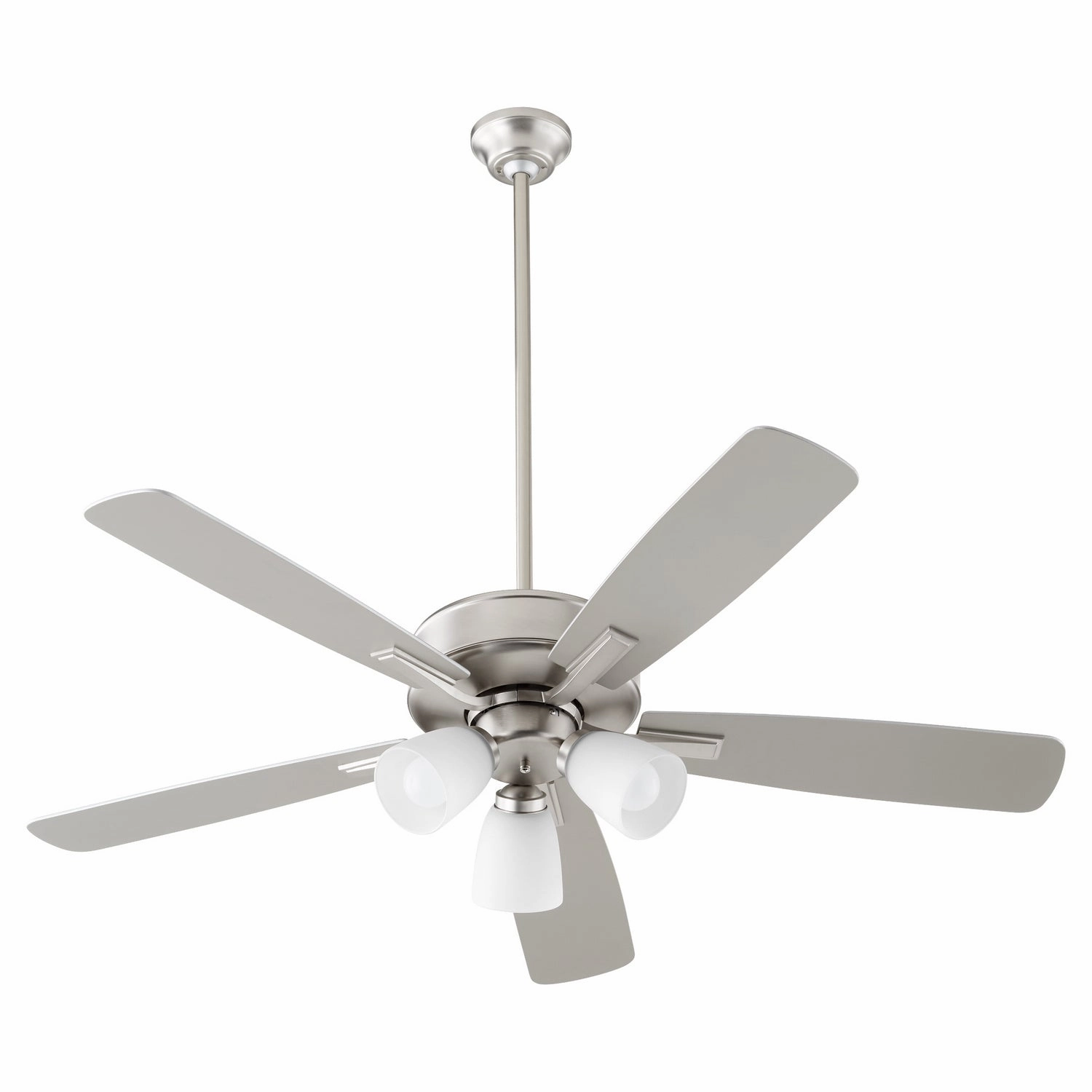 Quorum Ovation 52" 3 Light 27W LED Indoor Pull Chain Ceiling Fan