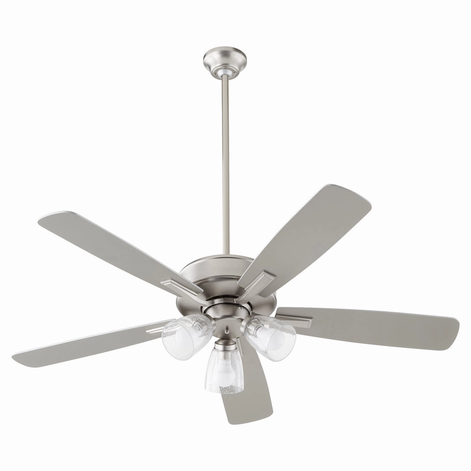 Quorum Ovation 52" 3 Light 27W LED Indoor Pull Chain Ceiling Fan