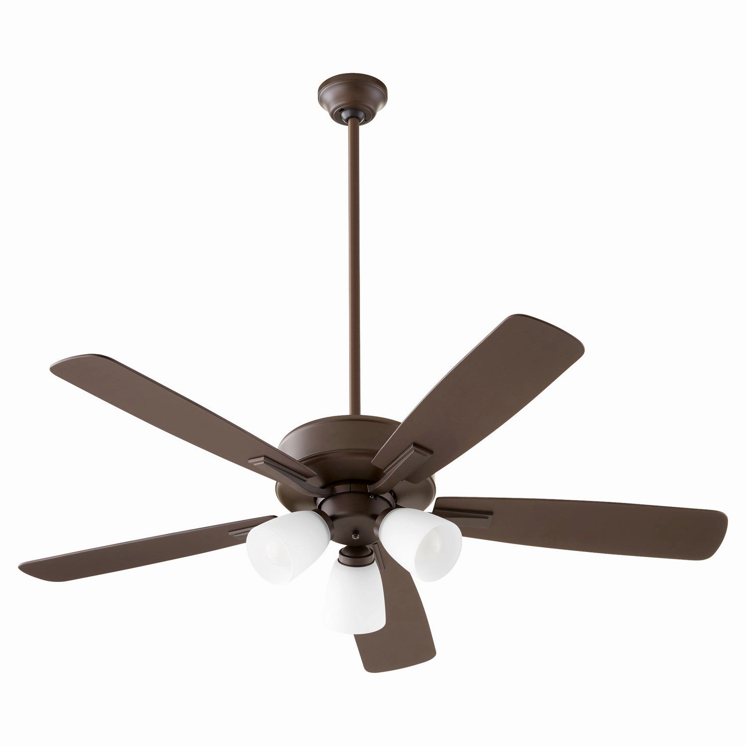 Quorum Ovation 52" 3 Light 27W LED Indoor Pull Chain Ceiling Fan